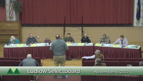 Ludlow Selectboard 11/6