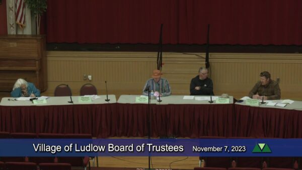 Village of Ludlow Board of Trustees 11/7