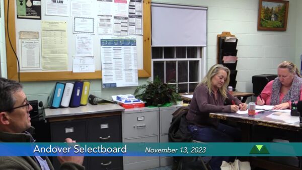 Andover Selectboard 11/13