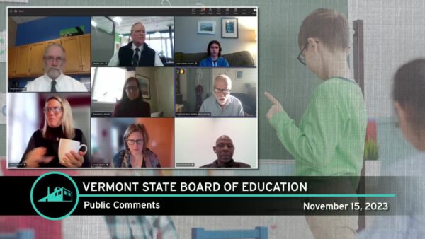 Vermont State Board of Education 11/15