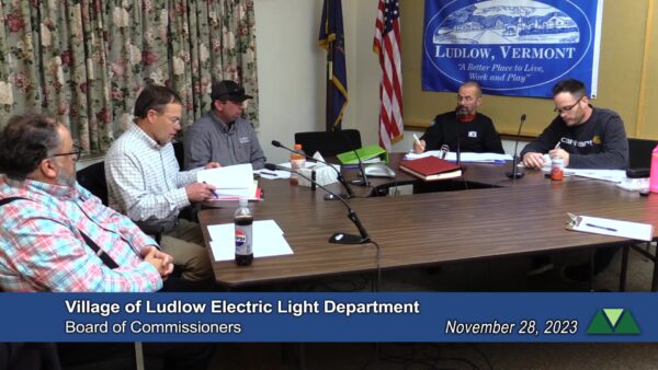 Village of Ludlow Electric Commission 11/28