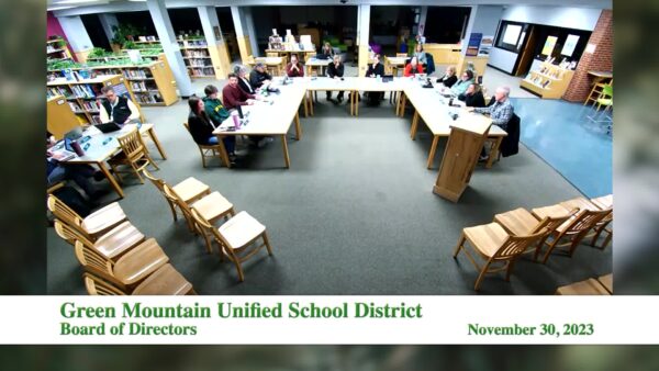 Green Mountain Unified School District 11/30