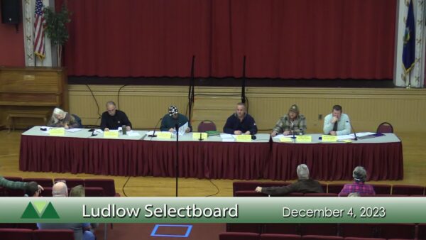 Ludlow Selectboard 12/4