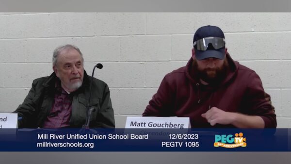 Mill River Unified Union School District Board 12/6