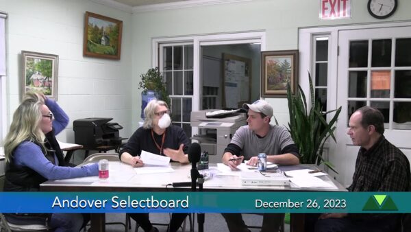 Andover Selectboard 12/26