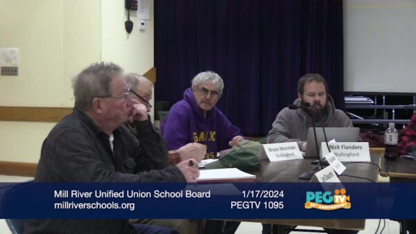 Mill River Unified Union School District Board of Directors 1/17