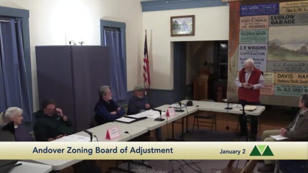 Andover Zoning & Planning- Public Hrg. on Short Term Rentals 1/2
