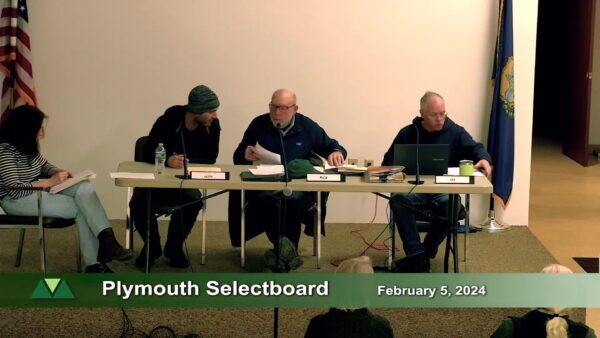 Plymouth Selectboard 2/5