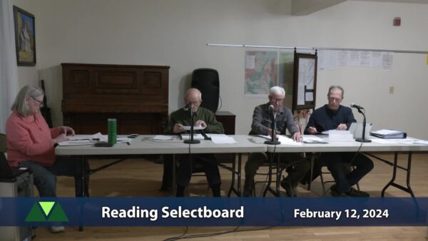 Reading Selectboard 2/12