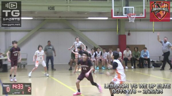 Boys Youth Basketball Lebanon vs. We Up Elite