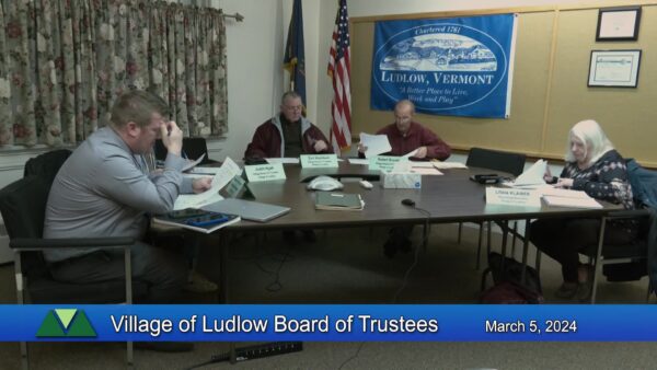 Village of Ludlow Board of Trustees 3/5