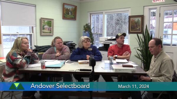 Andover Selectboard 3/11