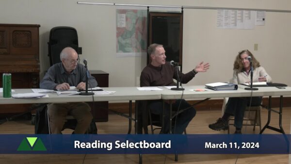 Reading Selectboard 3/11