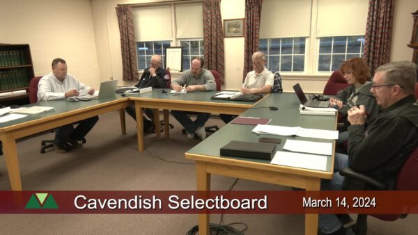 Cavendish Selectboard 3/14