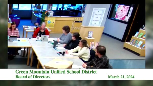 Green Mountain Unified School District 3/21