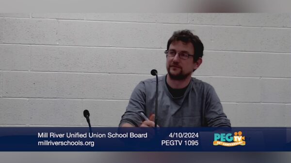 Mill River Unified Union School Dist. Board of Directors 4/10