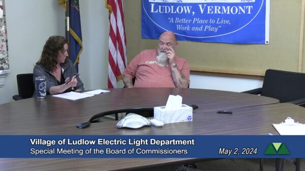 Village of Ludlow Electric Commission Special Meeting 5/2