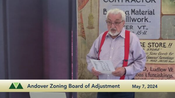 Andover Zoning Board of Adjustment 5/7