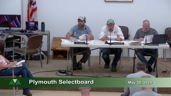 Plymouth Selectboard 5/20