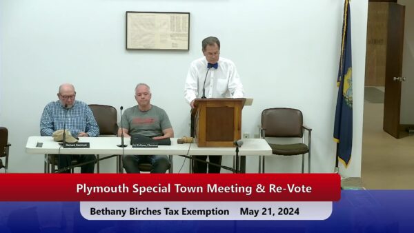 Plymouth Special Town Meeting- Bethany Birches Re-Vote