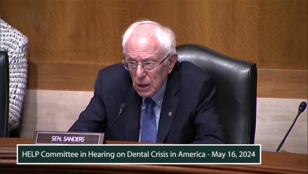Sen. Bernie Sanders- Dental Crisis in America