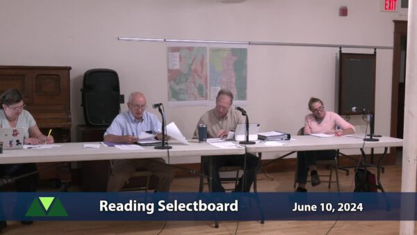 Reading Selectboard 6/10