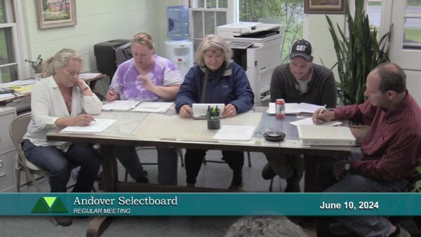 Andover Selectboard 6/10