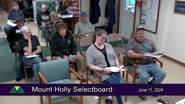 Mount Holly Selectboard 6/11