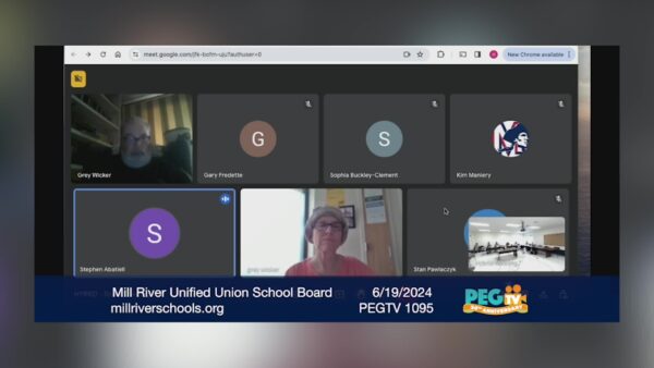 Mill River Unified Union School Board 6/19