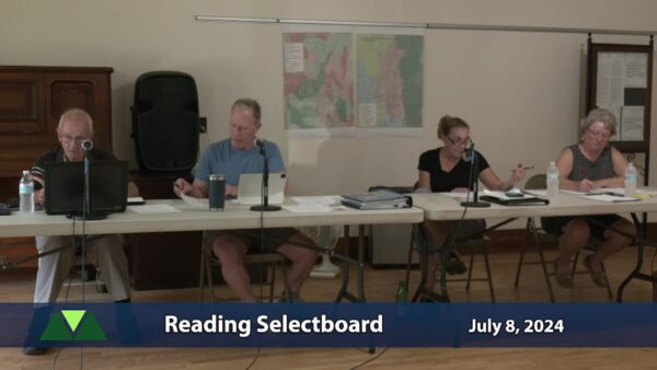 Reading Selectboard 7/8