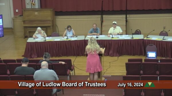 Village of Ludlow Board of Trustees Special Meeting 7/16