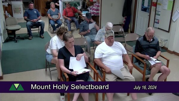 Mount Holly Selectboard 7/16