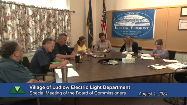Ludlow Electric Commission Special Mtg. 8/1