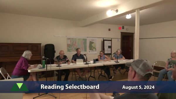Reading Selectboard 8/5