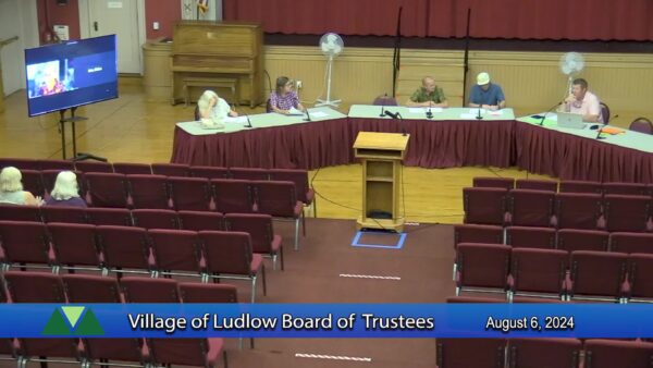 Village of Ludlow Board of Trustees 8/6