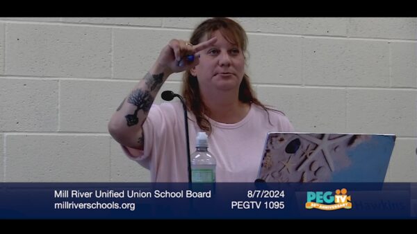 Mill River Unified Union School Board 8/7
