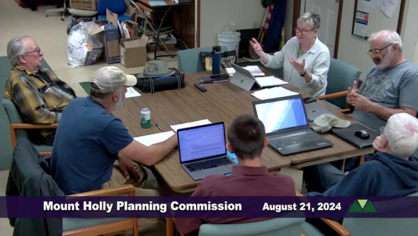Mount Holly Planning Commission 8/21