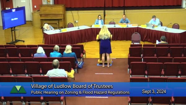 Ludlow Village Trustees- Zoning & Flood Hazard Regs. 9/3