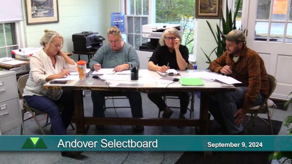Andover Selectboard 9/9