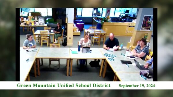 Green Mountain Unified School District Board 9/19