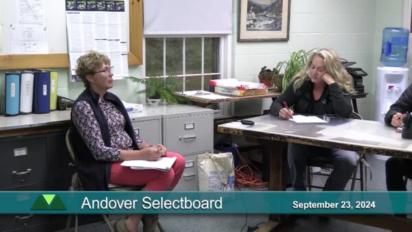 Andover Selectboard 9/23