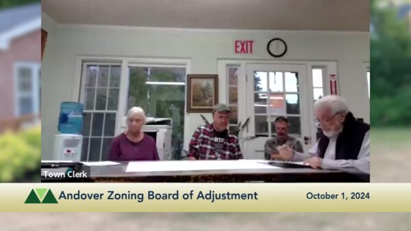 Andover Zoning Board of Adjustment 10/1