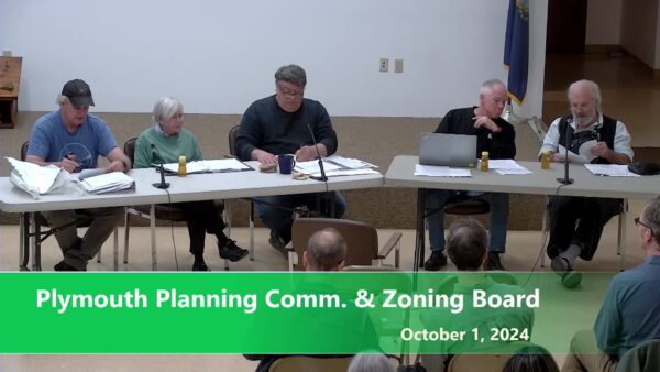Plymouth Planning Commission & Zoning Board 10/1