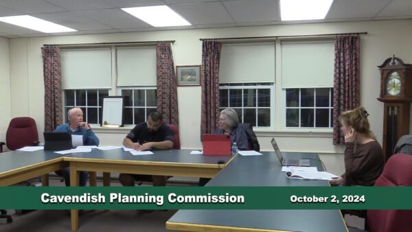 Cavendish Planning Commission 10/2
