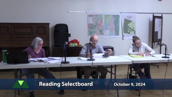 Reading Selectboard 10/9