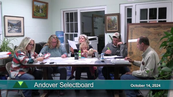 Andover Selectboard 10/14