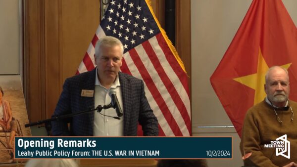 Leahy Public Policy Forum Opening Remarks