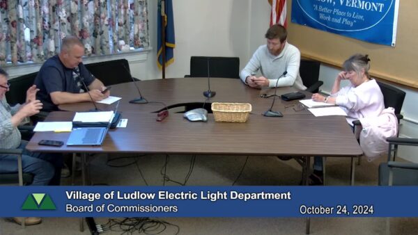Village of Ludlow Electric Commission 10/24