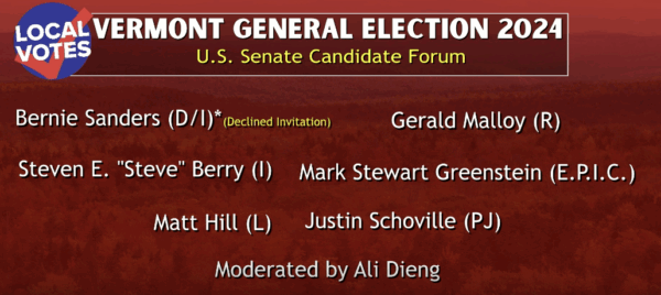 US Senate Candidate Forum