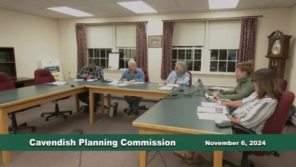 Cavendish Planning Commission 11/6